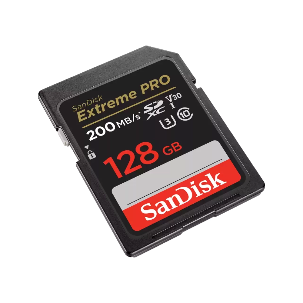 Sandisk Extreme Pro SD Card UHS-I 128GB Class V30 (DSLR and Mirrorless Cameras) view 3